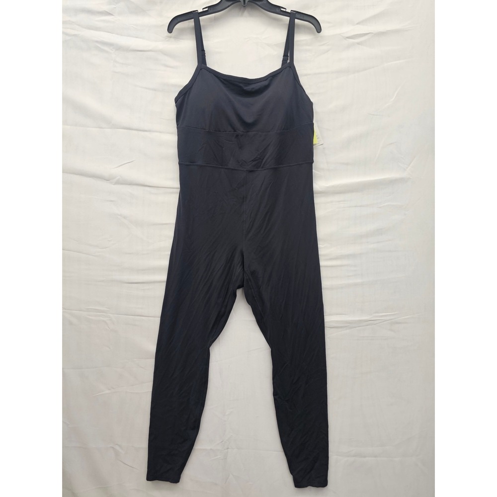 All in Motion Womens Active Bodysuit Black Nylon Blend Size XXL